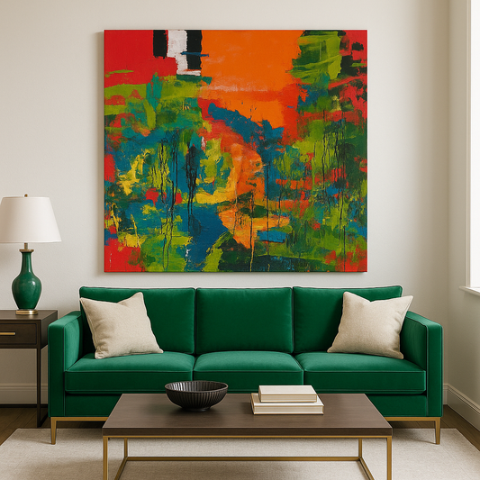 Tropical – Abstract Painting | Handmade Art