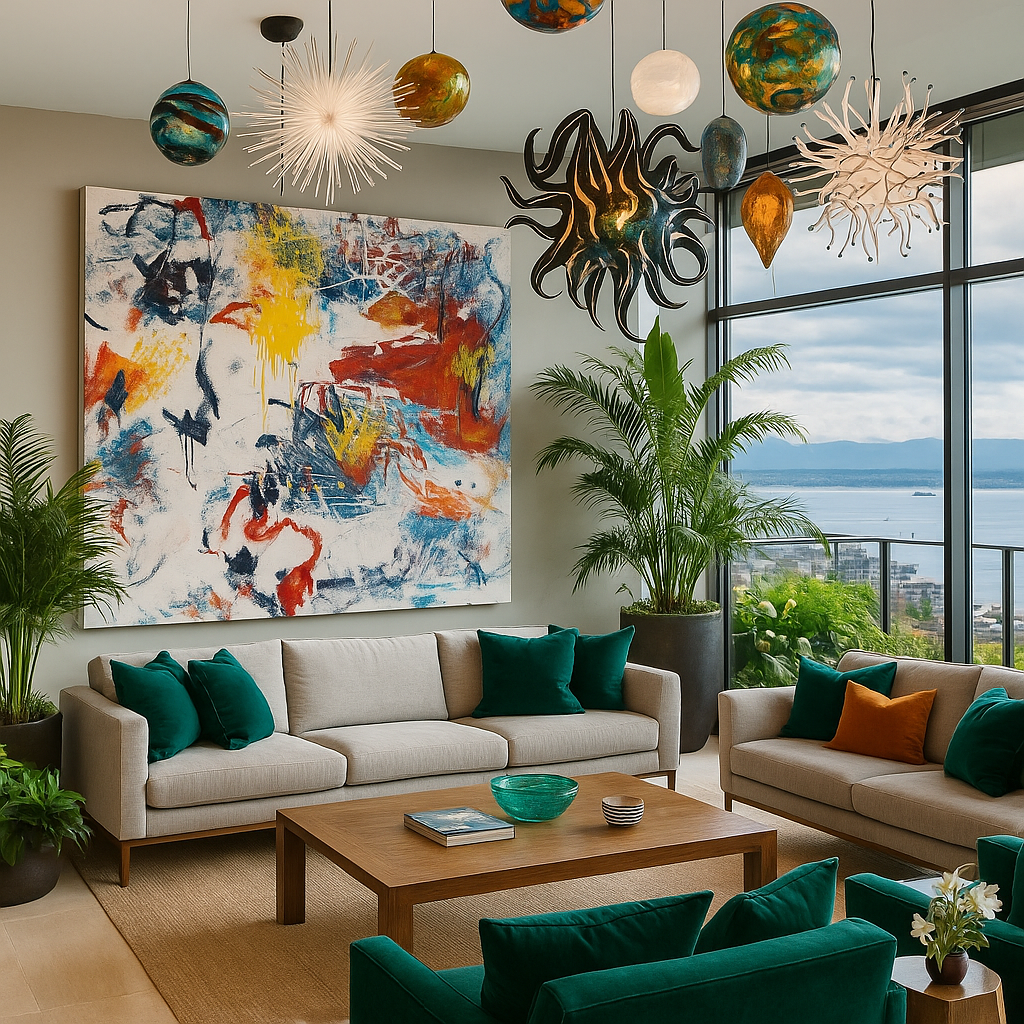 Calm Holds Power – Abstract Painting | Handmade Art