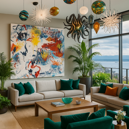 Calm Holds Power – Abstract Painting | Handmade Art