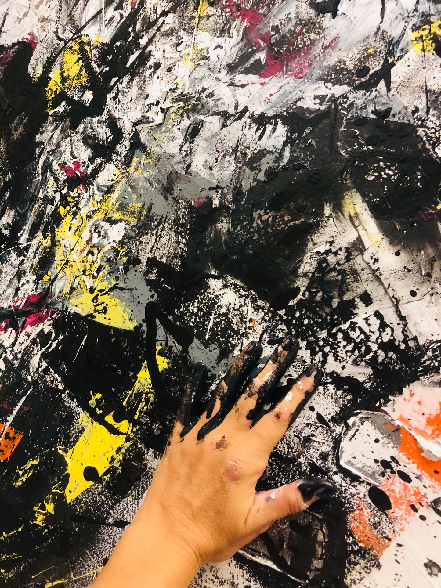 Faith Over Fear – Abstract Painting | Handmade Art