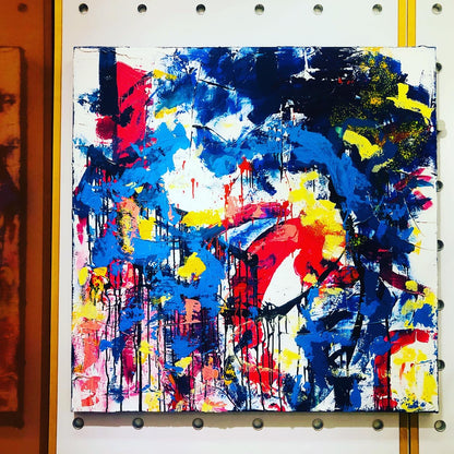 Shadows Empower Light – Abstract Painting | Handmade Art