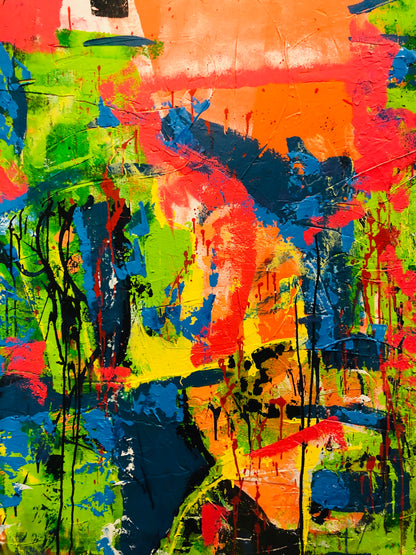 Tropical – Abstract Painting | Handmade Art