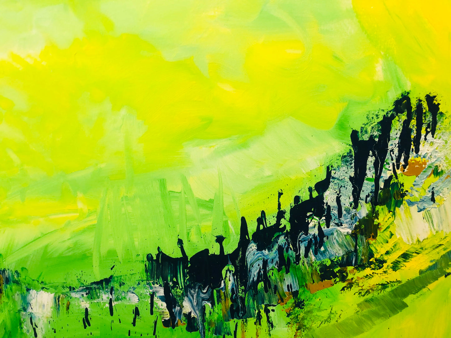 Moving Mountains – Abstract Painting | Handmade Art