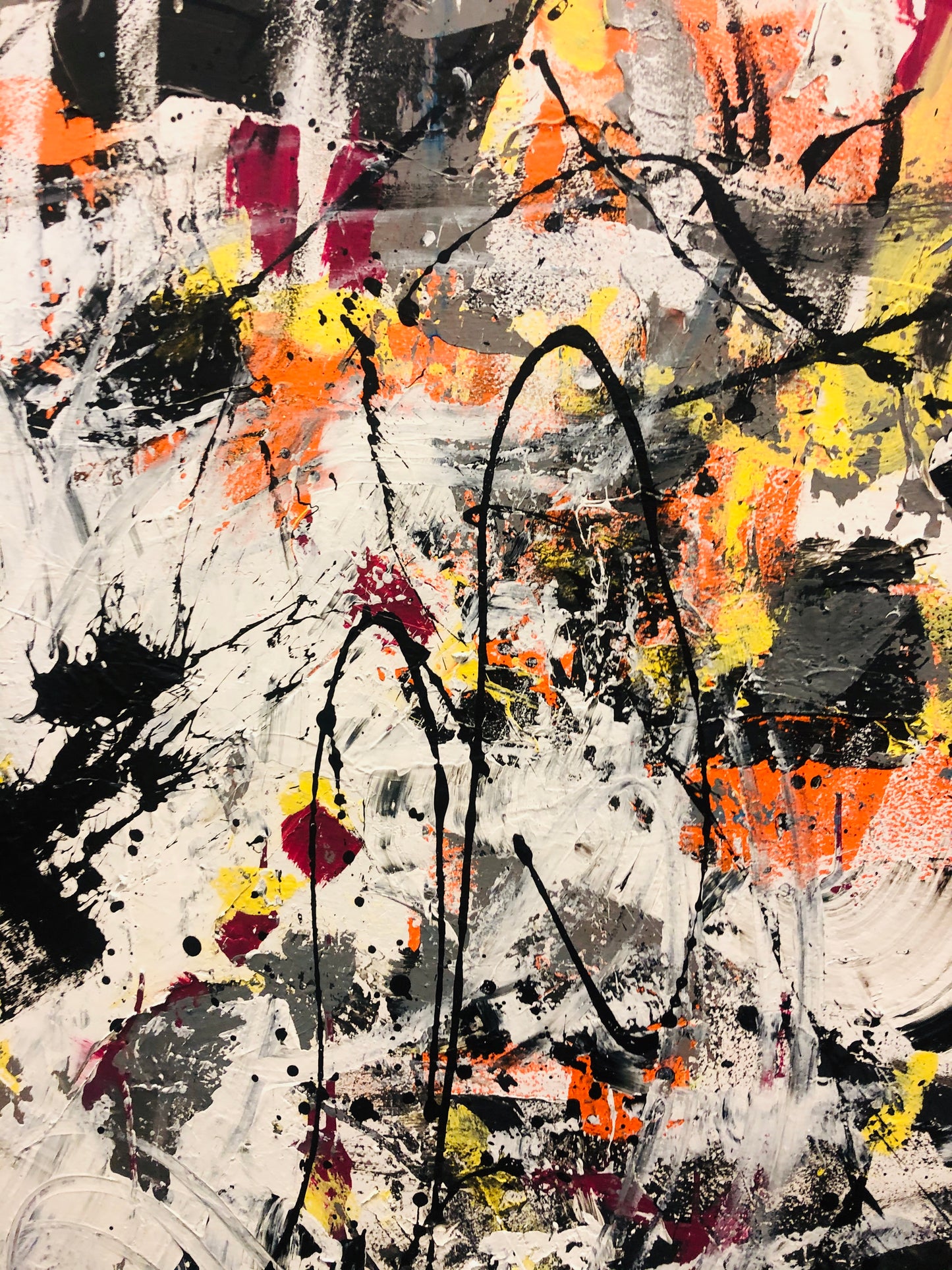 Faith Over Fear – Abstract Painting | Handmade Art
