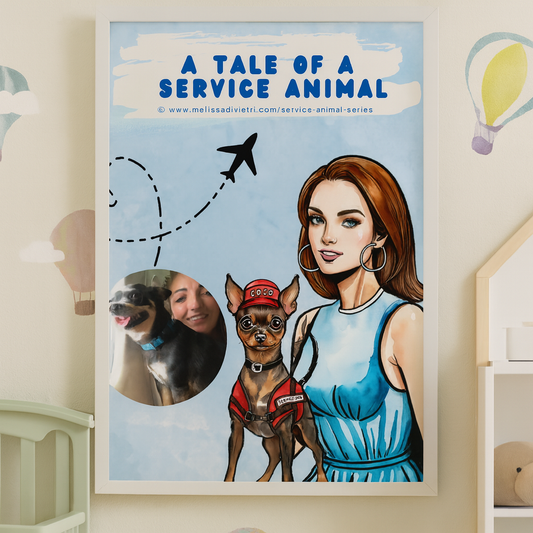 A Tale of a Service Animal - 11x14 Signed Poster