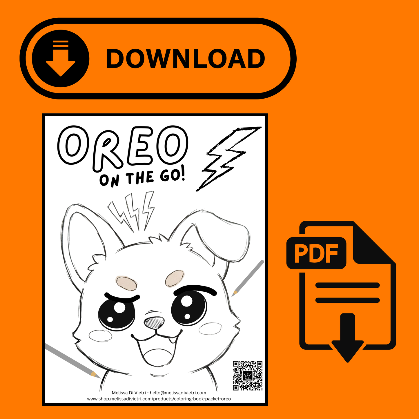 Oreo the Service Dog: Color Her World 🐾
